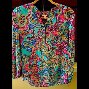 Lilly Pulitzer silk blouse